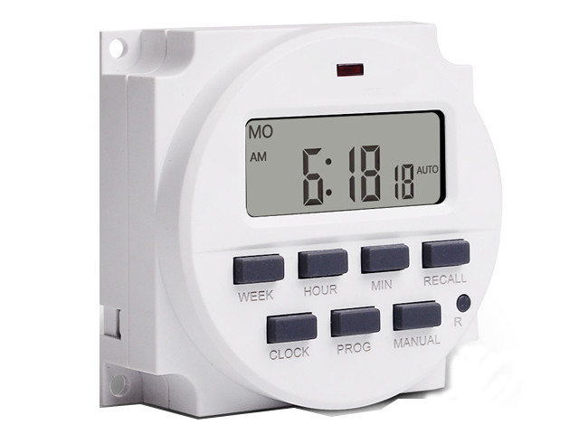TM618/12Vdc Timer Switch – 16 timer ON/OFF – 16A/220Vac
